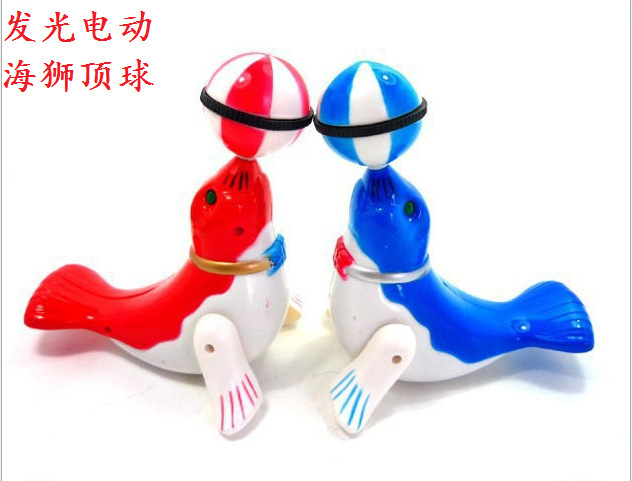 Electric sea lion top ball Electric toys luminous toys stand hot spot supply manufacturers direct