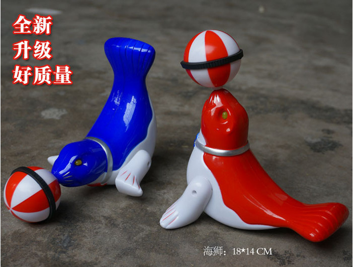 Electric sea lion top ball Electric toys luminous toys stand hot spot supply manufacturers direct