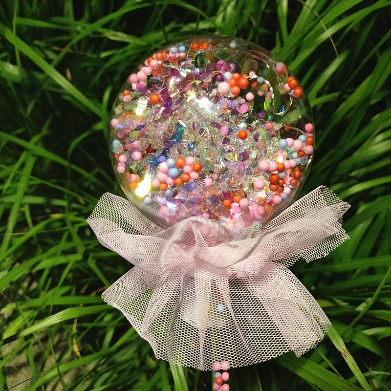 New LED flash bobo ball flash stick children's luminous toys spread star ball bobo ball magic wand