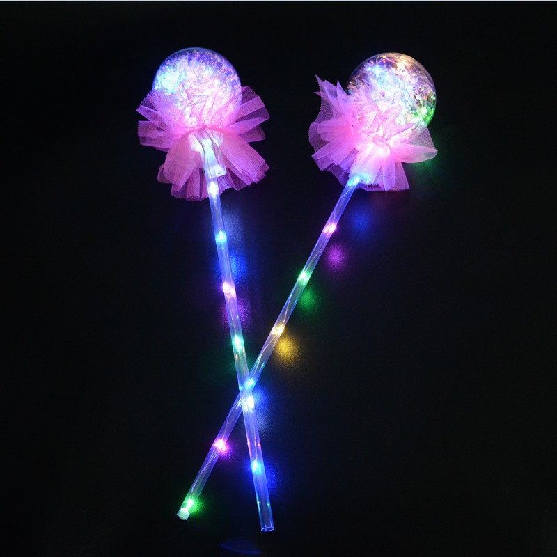 New LED flash bobo ball flash stick children's luminous toys spread star ball bobo ball magic wand