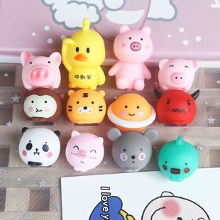 Popular Led Vinyl Small Night Lamp Duck Cartoon Ins Creative Night Market Stall Supply Night Market Children's Luminous Toys