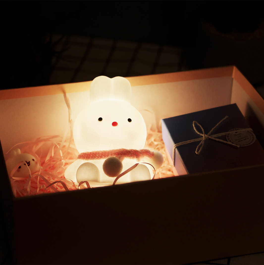 Popular Led Vinyl Small Night Lamp Duck Cartoon Ins Creative Night Market Stall Supply Night Market Children's Luminous Toys