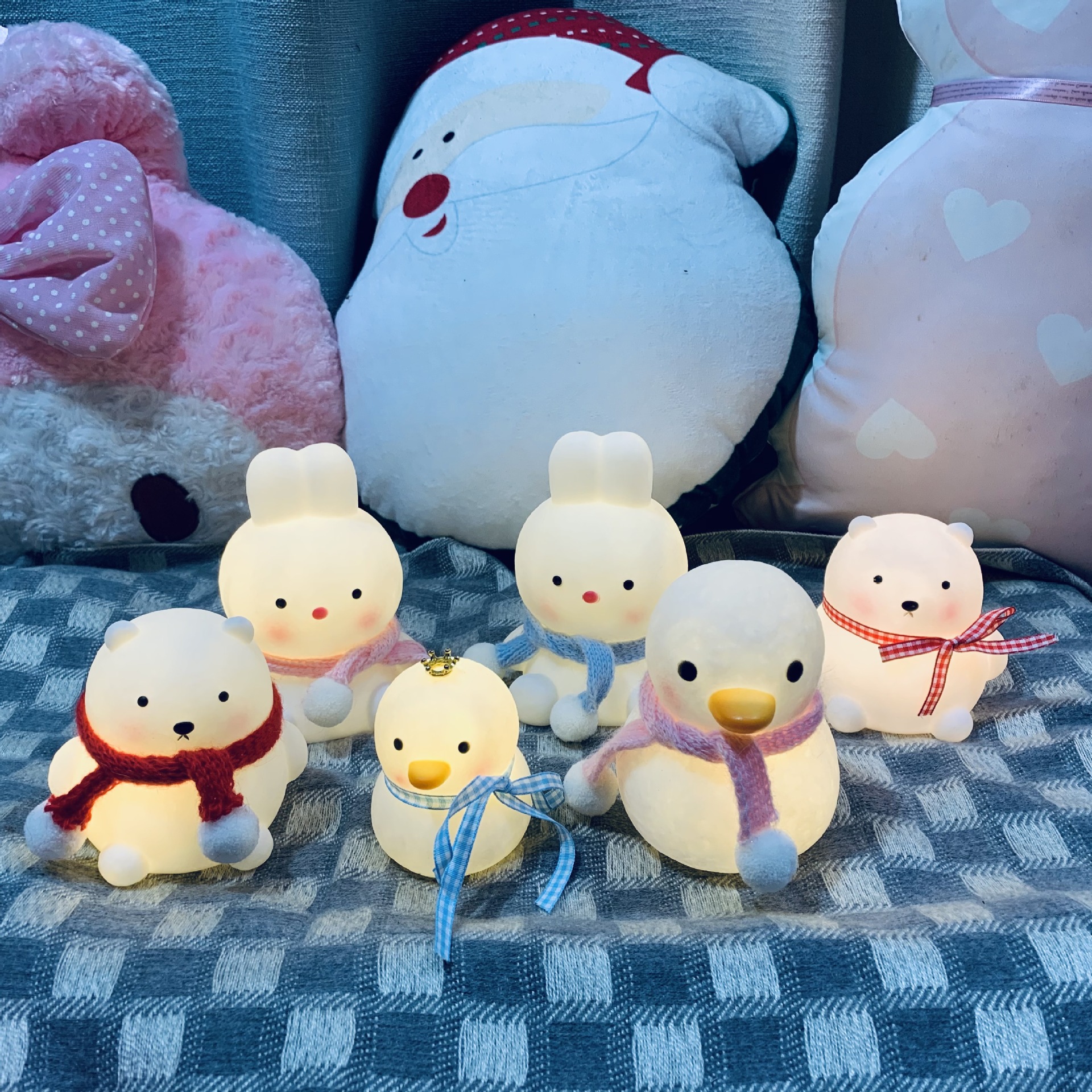 Popular Led Vinyl Small Night Lamp Duck Cartoon Ins Creative Night Market Stall Supply Night Market Children's Luminous Toys