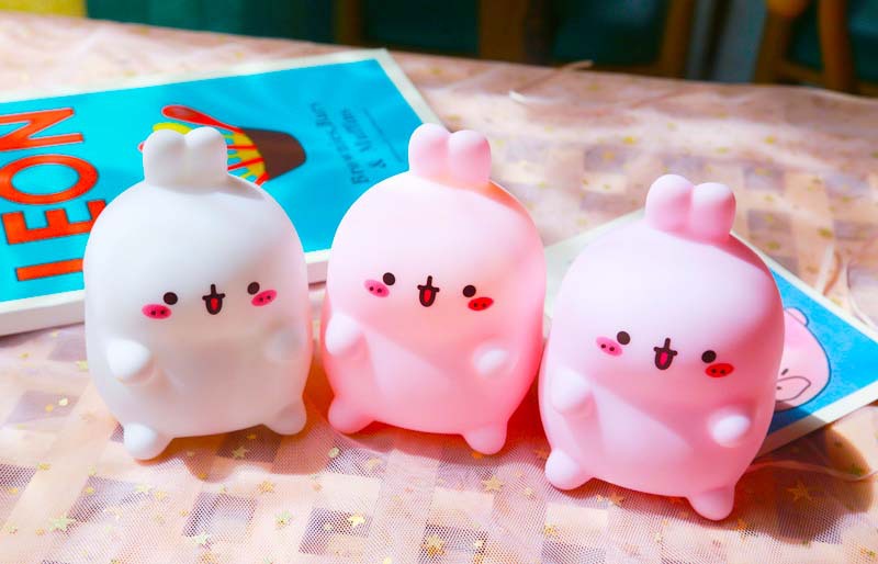 Popular Led Vinyl Small Night Lamp Duck Cartoon Ins Creative Night Market Stall Supply Night Market Children's Luminous Toys