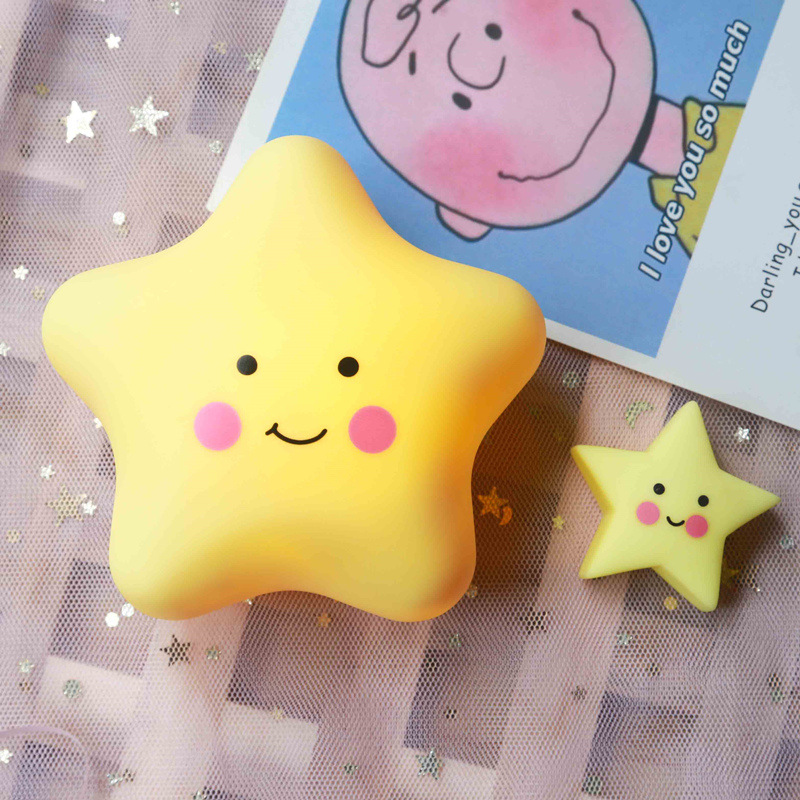 Popular Led Vinyl Small Night Lamp Duck Cartoon Ins Creative Night Market Stall Supply Night Market Children's Luminous Toys