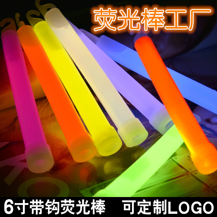 6-Inch Light Stick Glow Stick Night Lighting 15 * 150mm Outdoor Camping Survival Customized Logo Luminous Toys