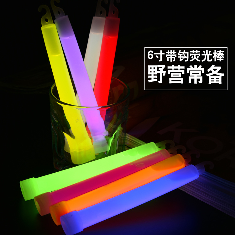 6-Inch Light Stick Glow Stick Night Lighting 15 * 150mm Outdoor Camping Survival Customized Logo Luminous Toys