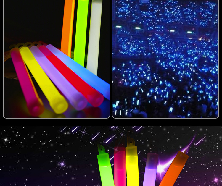 6-Inch Light Stick Glow Stick Night Lighting 15 * 150mm Outdoor Camping Survival Customized Logo Luminous Toys