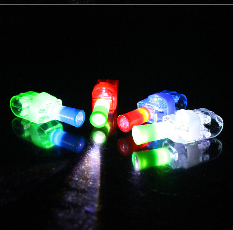 Cartoon Finger Projection Lamp Finger Lights Ring Light Led Stall Hot Sale Children's Luminous Toys