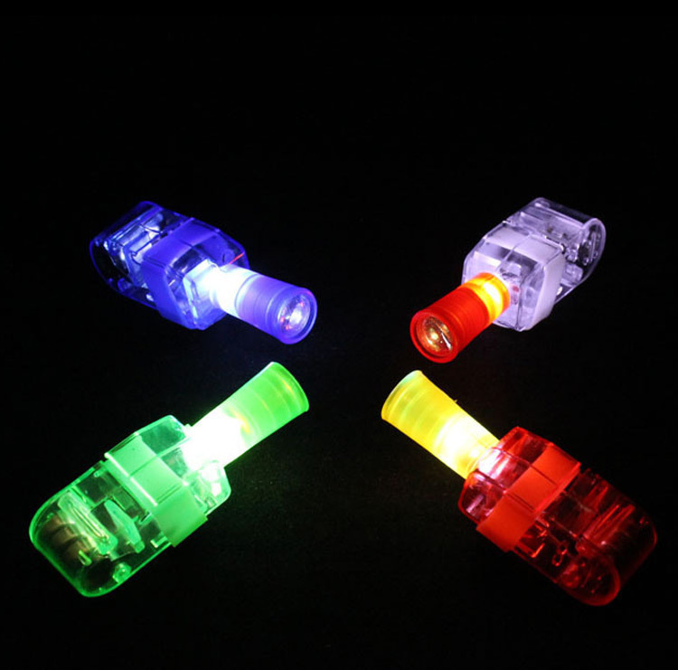 Cartoon Finger Projection Lamp Finger Lights Ring Light Led Stall Hot Sale Children's Luminous Toys