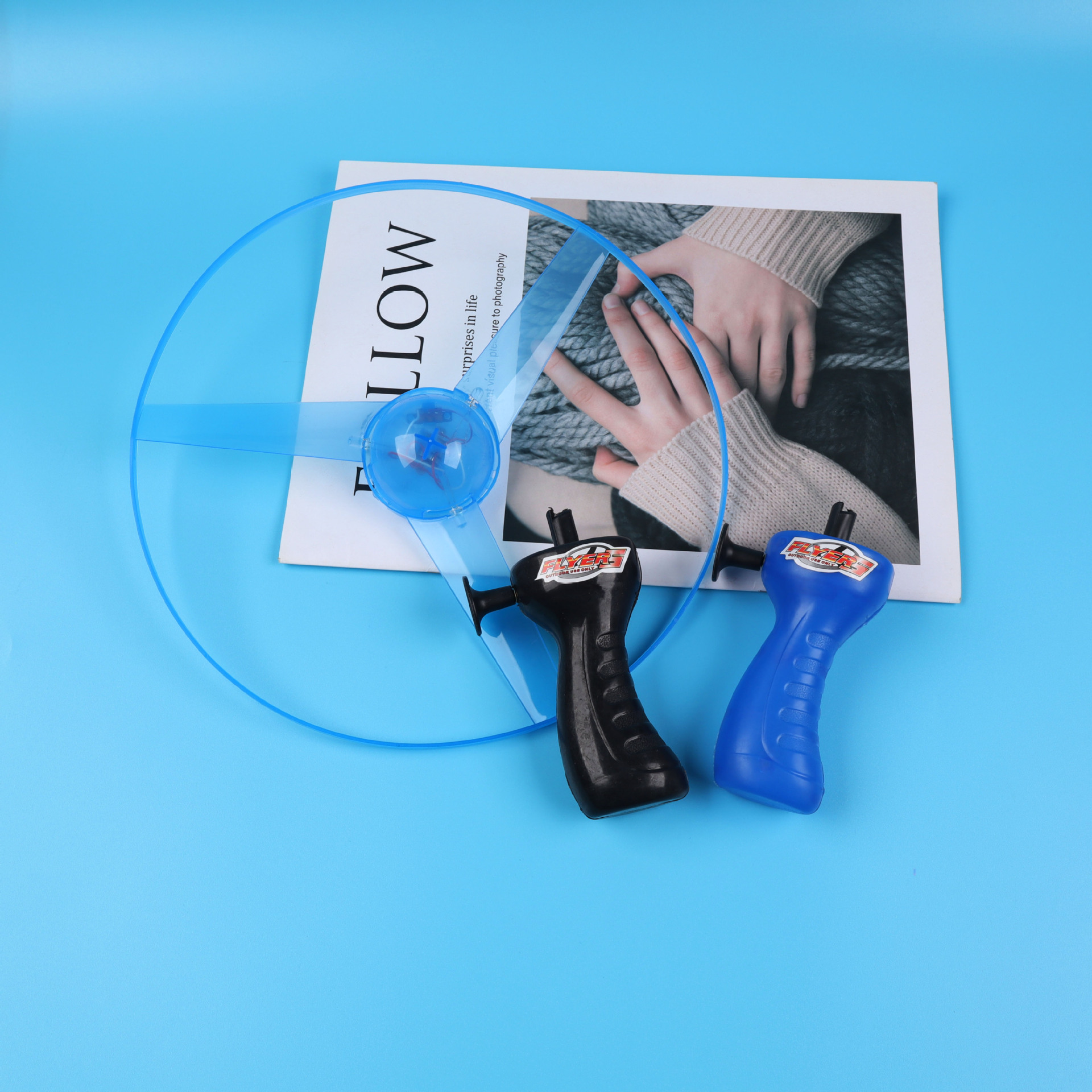 2021 New Stall Hot Sale Luminous Sky Dancers Large Flash Cable UFO Luminous Toys Wholesale