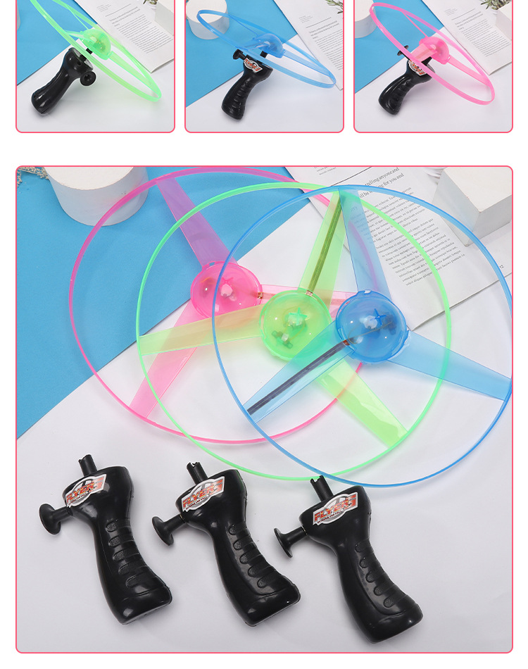 2021 New Stall Hot Sale Luminous Large Flash Cable UFO Luminous Toys Wholesale