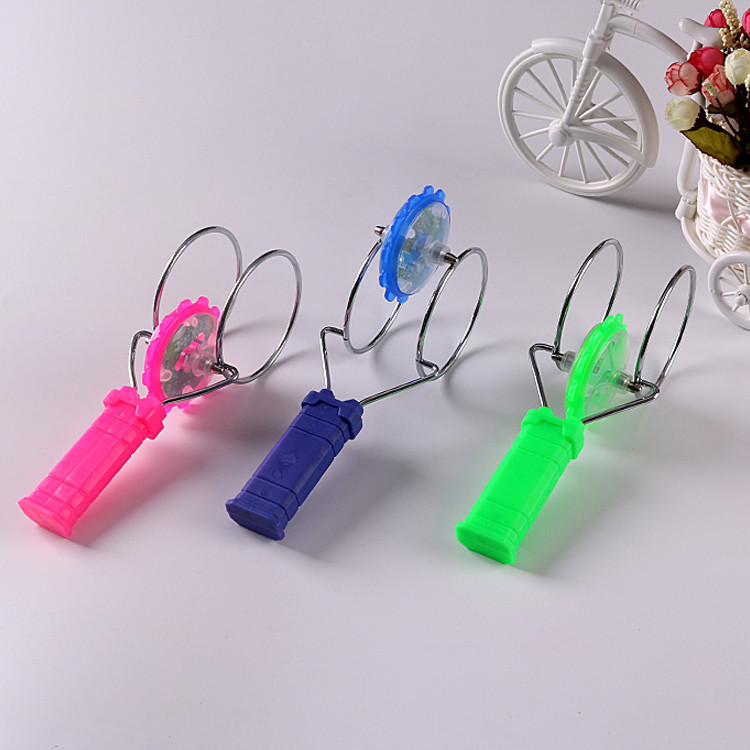 Yiwu Colorful Luminous Toys Children&#039;s Gyro New Stall Hot Selling Children&#039;s Toys Magnetic Magic Track Gyro