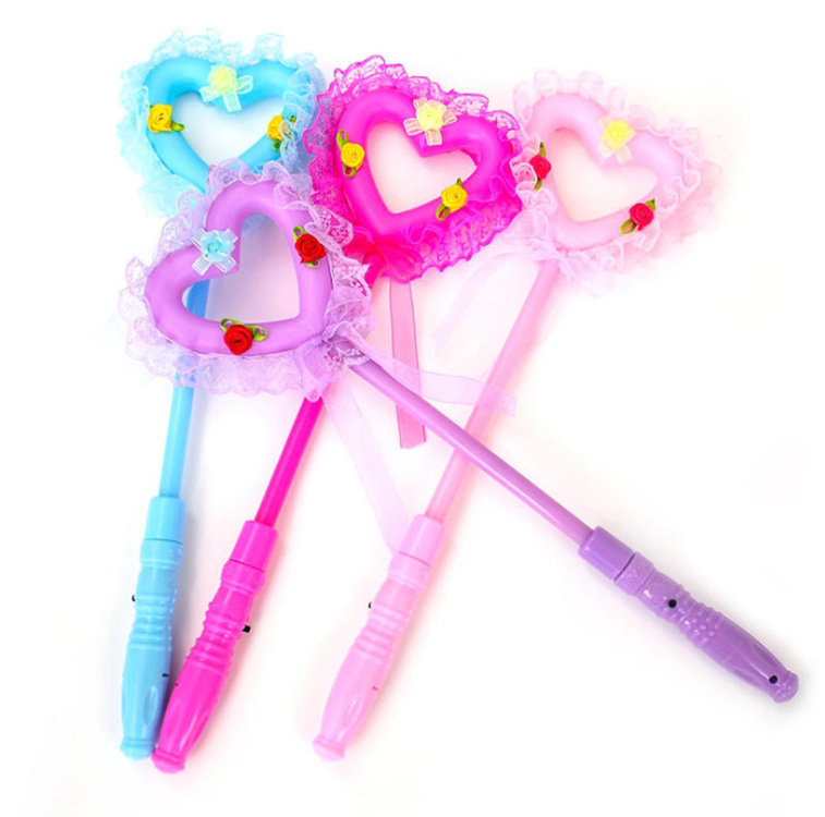 Luminous Fairy Stick Flash Fairy Wand Ball Performance Props Love Magic Lollipop Night Market Luminous Toys