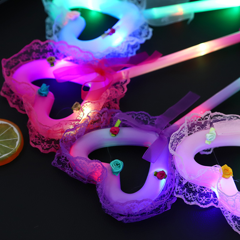Luminous Fairy Stick Flash Fairy Wand Ball Performance Props Love Magic Lollipop Night Market Luminous Toys