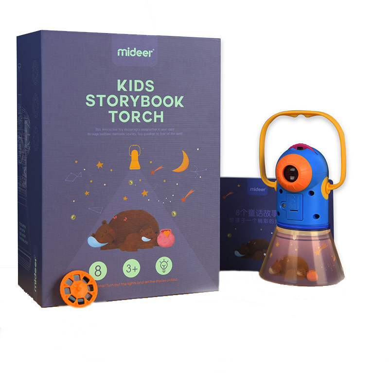 Pre-Sale Mideer Milu Multi-Function Story Projector Children&#039;s Luminous Toys Early Education Projection Lamp Night Light