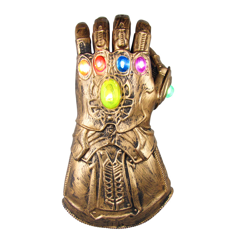 Anime Reunion 3 Thanos Infinite War Gloves Luminous Toys Stall Hot Sale Wholesale with Lights 1:1