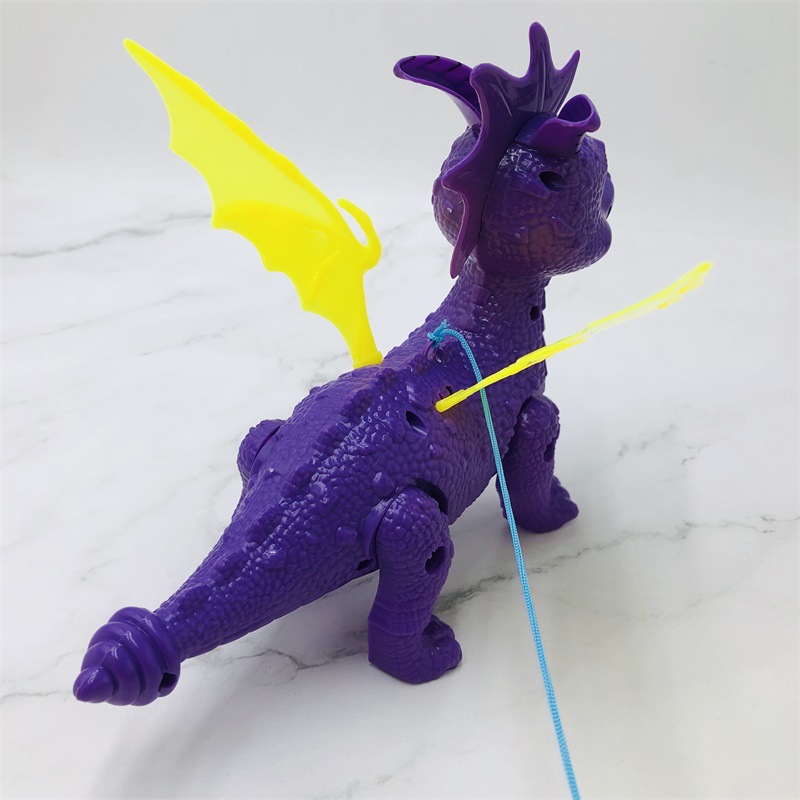 Electric Leash Flying Dragon Music Leash Dinosaur Simulation Dinosaur Hot Sale Stall Luminous Toys Wholesale