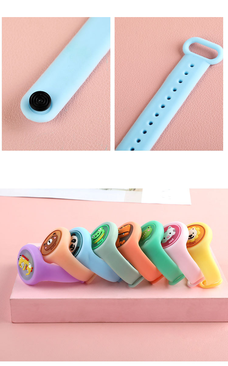 Luminous Toys Free Shipping Anti-Mosquito Bracelet Children's School Gifts Mosquito Repellent Flash Cartoon Bracelet Summer Girls' Toys