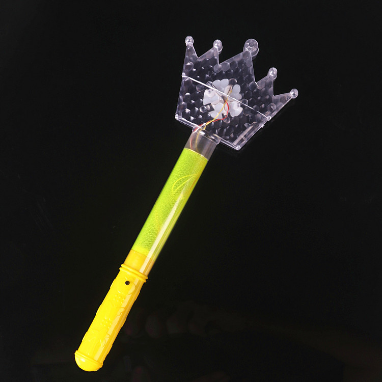 Fairy Wand Children's Luminous Toys Colorful Star Moon Magic Wand Wholesale Ice Princess Qiyuan Crown Flash Stick