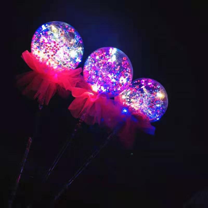 New Flash Magic Wand Children's Luminous Toys Stall Drainage Bounce Ball Star Sky Ball Cartoon Magic Stick Props New Flash Magic Wand Children's Luminous Toys Stall Drainage Bounce Ball Star Sky Ball Cartoon Magic Stick Props