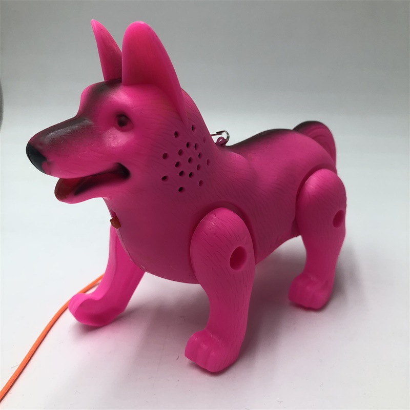 Leash German Shepherd Dog Luminous Music Electric Dog Children&#039;s Luminous Toys Children&#039;s Night Market Stall Hot Sale Toys Wholesale