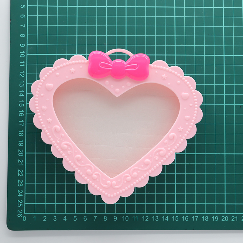 Korean Cartoon Plastic Ring Box New Material Environmental Protection KT Love 24 Pieces Factory Direct Sales Can Be Customized