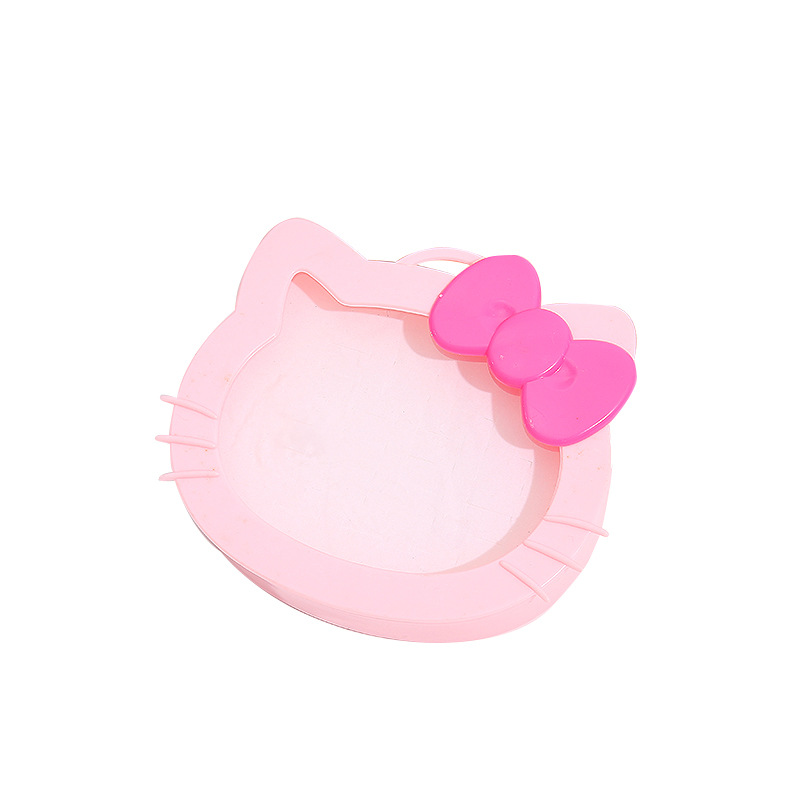Korean Cartoon Plastic Ring Box New Material Environmental Protection KT Love 24 Pieces Factory Direct Sales Can Be Customized