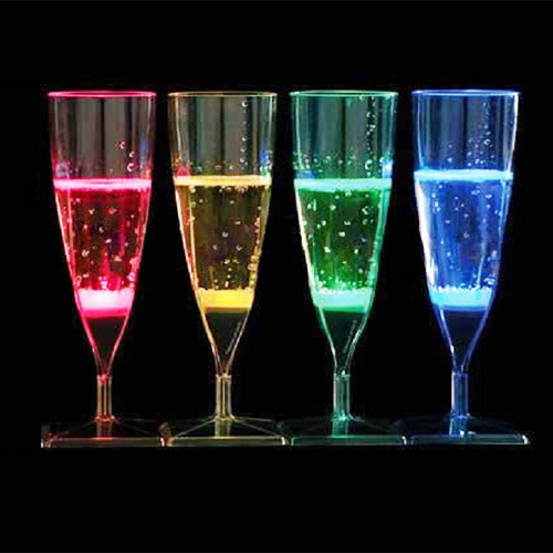 Luminous Cup  Champagne Glass PS Champagne Glass European and American Party Led Plastic Champagne Cup Champagne Glass