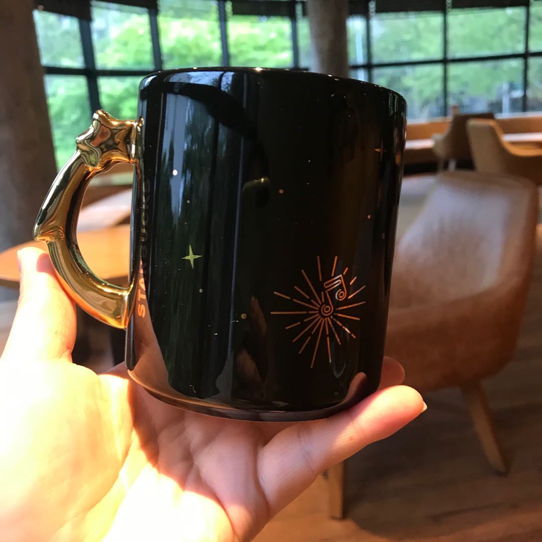 One Product Dropshipping 2019 Limited Late Night Starry Cup Star Wind Fireworks Bloom Black Mug Coffee Cup