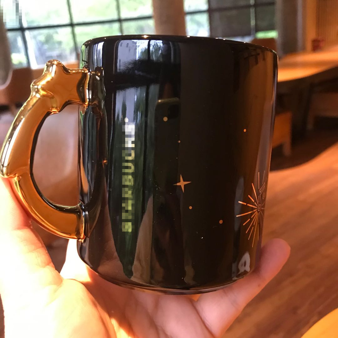 One Product Dropshipping 2019 Limited Late Night Starry Cup Star Wind Fireworks Bloom Black Mug Coffee Cup