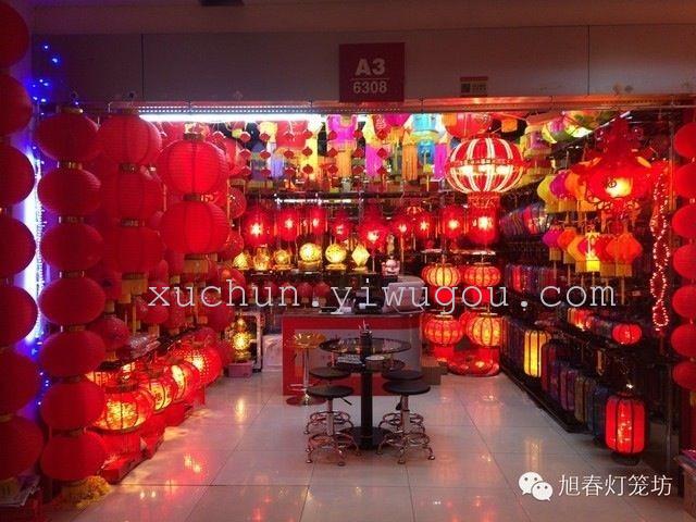 Barrel-shaped lanterns advertising classic Lantern Lantern paper Lantern flannel flower and fruit garden lantern Lantern B2B platform