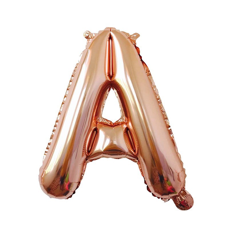 16-Inch Aluminum Film Letter Balloon Birthday Party Atmosphere Letters for Decoration Combination Wedding Ceremony Arrangement Balloon Wholesale