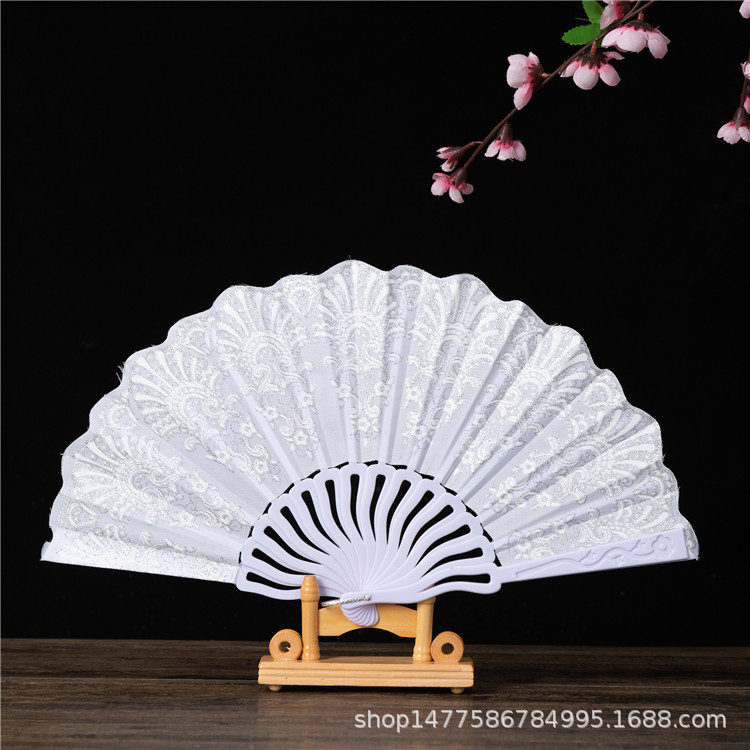 Chinese Style Keel Fan Hot Silver Powder Dance Fan Wedding Fan Spanish Fan Female Fan Folding Fan Advertising Fan Wholesale Chinese Style Keel Fan Hot Silver Powder Dance Fan Wedding Fan Spanish Fan Female Fan Folding Fan Advertising Fan Wholesale