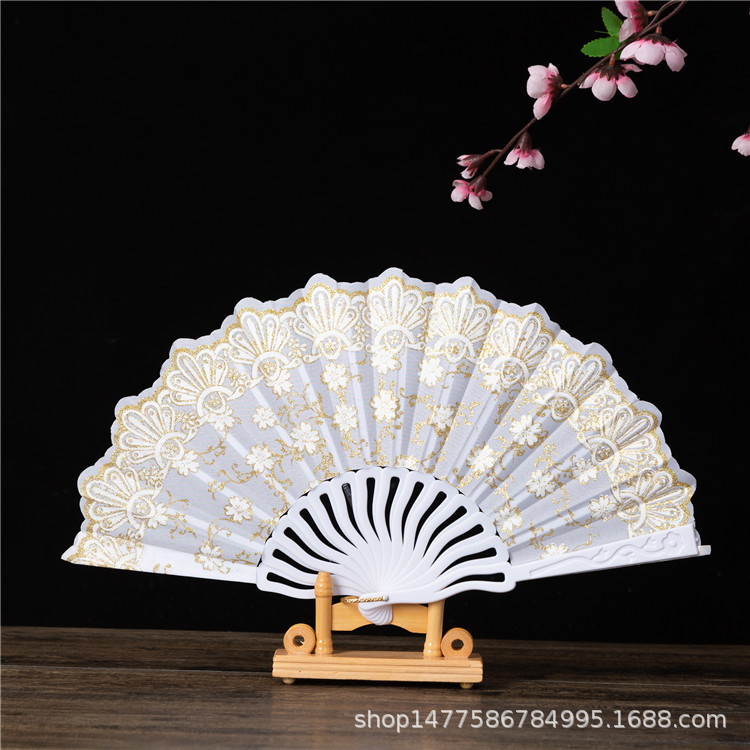 Chinese Style Keel Fan Hot Silver Powder Dance Fan Wedding Fan Spanish Fan Female Fan Folding Fan Advertising Fan Wholesale Chinese Style Keel Fan Hot Silver Powder Dance Fan Wedding Fan Spanish Fan Female Fan Folding Fan Advertising Fan Wholesale