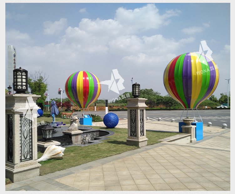 National Day Scenic Spot Props Beautiful Furnishings Decoration Hot Air Balloon Decoration Shopping Hot Air Balloon