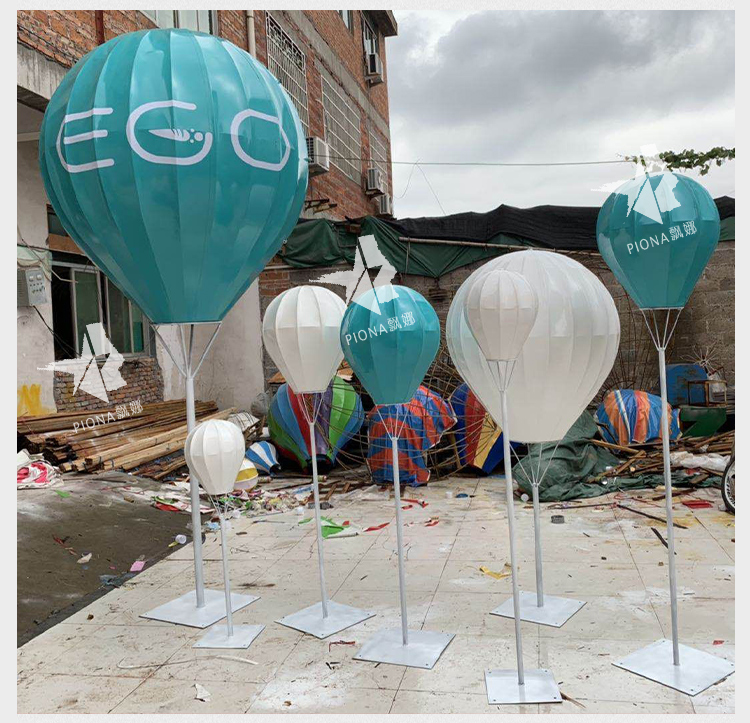 National Day Scenic Spot Props Beautiful Furnishings Decoration Hot Air Balloon Decoration Shopping Hot Air Balloon