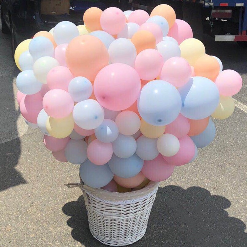 10-Inch 2.2G Macaron Rubber Balloons Baby Children&#039;s Birthday Party Decoration Wedding Activity Decoration Customization