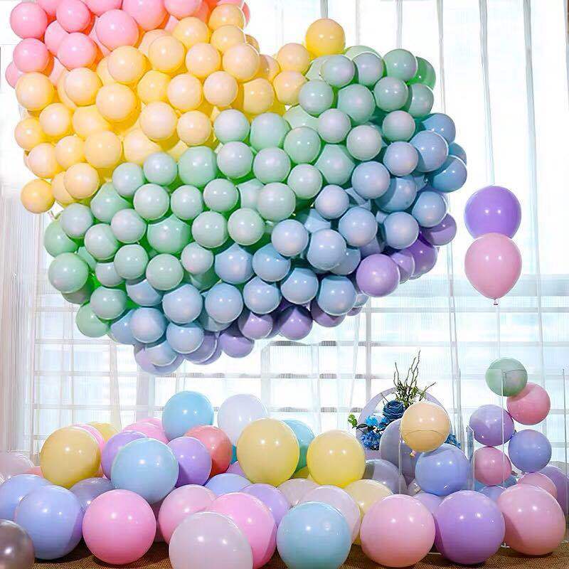 10-Inch 2.2G Macaron Rubber Balloons Baby Children&#039;s Birthday Party Decoration Wedding Activity Decoration Customization