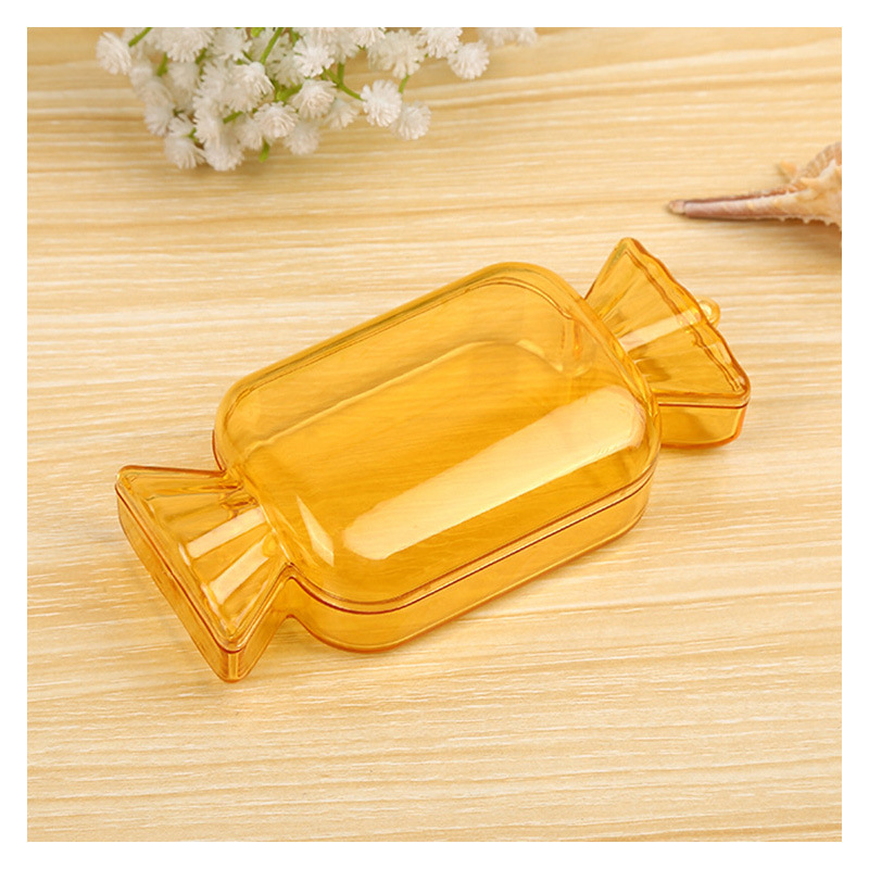 Factory Direct Sales Flat Candy Box Packing Box European Wedding Multi-Color Candy Gift Box Plastic Box Factory Wholesale