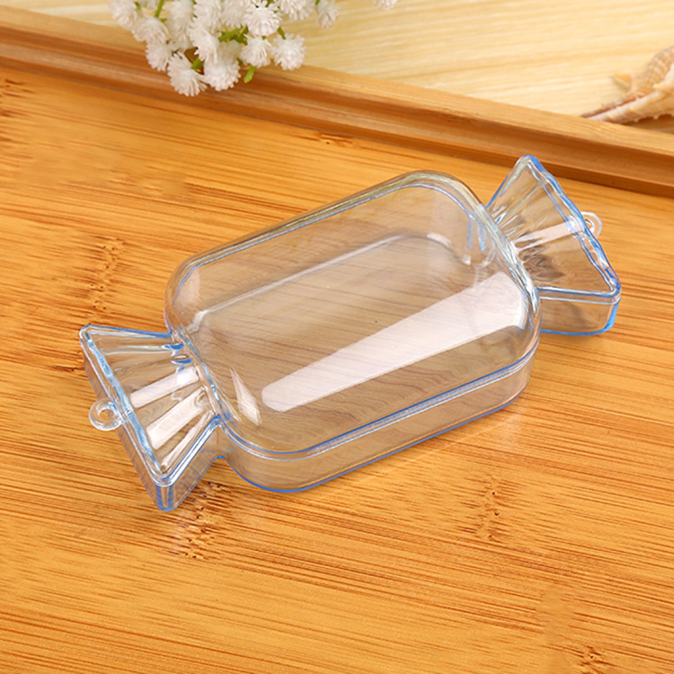 Factory Direct Sales Flat Candy Box Packing Box European Wedding Multi-Color Candy Gift Box Plastic Box Factory Wholesale