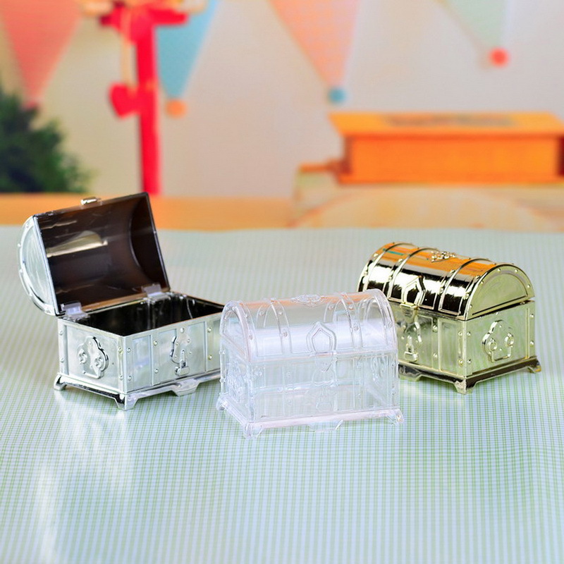European Hot Sale Treasure Chest Creative Gift Box Treasure Box Factory Wholesale Creative Candy Box European Wedding Candies Box