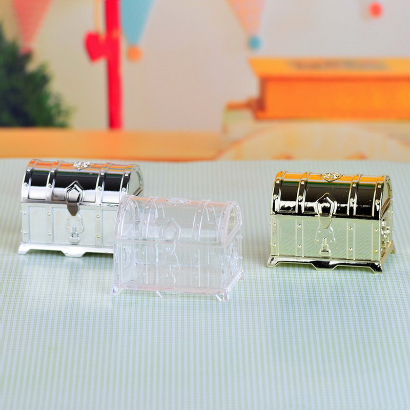 European Hot Sale Treasure Chest Creative Gift Box Treasure Box Factory Wholesale Creative Candy Box European Wedding Candies Box