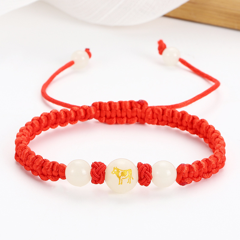 Luminous Twelve Zodiac Hand Weaving Bracelet Bracelet Student Couple Gift Girlfriends' Bracelet Yiwu Small Commodity Luminous Twelve Zodiac Hand Weaving Bracelet Bracelet Student Couple Gift Girlfriends' Bracelet Yiwu Small Commodity