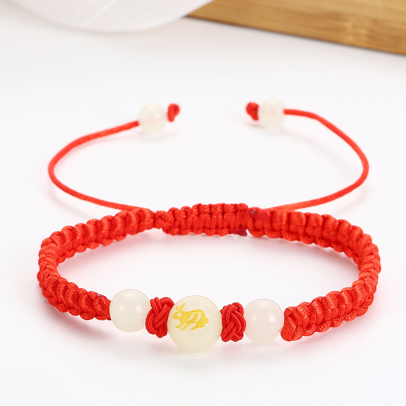 Luminous Twelve Zodiac Hand Weaving Bracelet Bracelet Student Couple Gift Girlfriends' Bracelet Yiwu Small Commodity Luminous Twelve Zodiac Hand Weaving Bracelet Bracelet Student Couple Gift Girlfriends' Bracelet Yiwu Small Commodity
