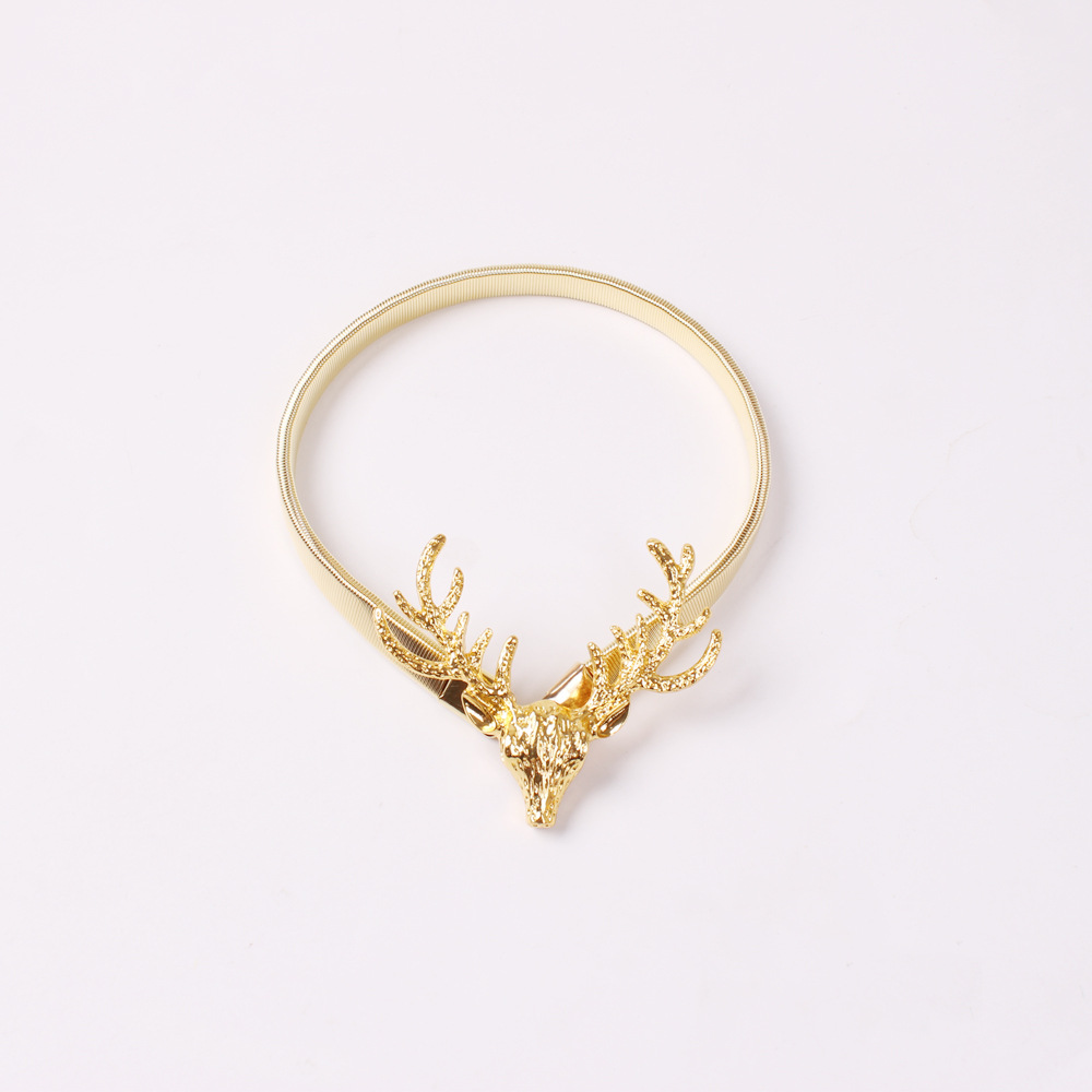 Aliexpress new metal deer head curtain buckle spring curtain buckle Christmas home deer curtain strap in stock