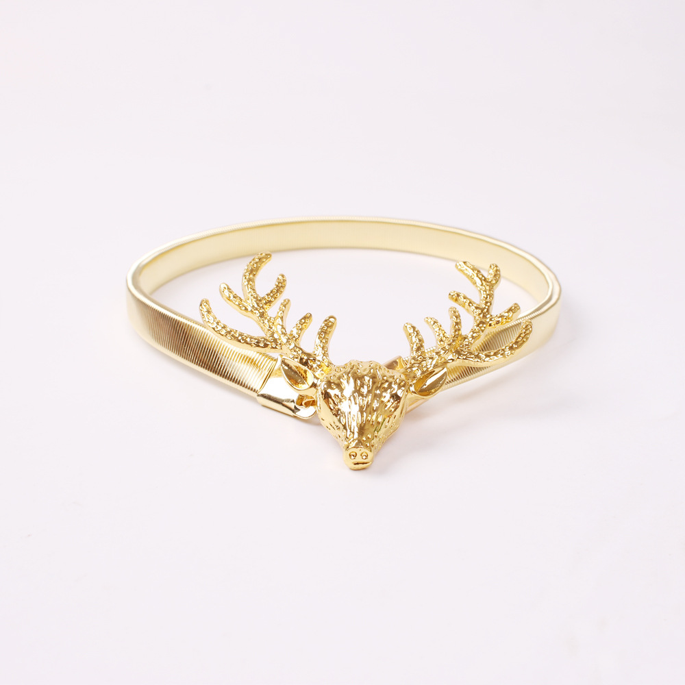 Aliexpress new metal deer head curtain buckle spring curtain buckle Christmas home deer curtain strap in stock