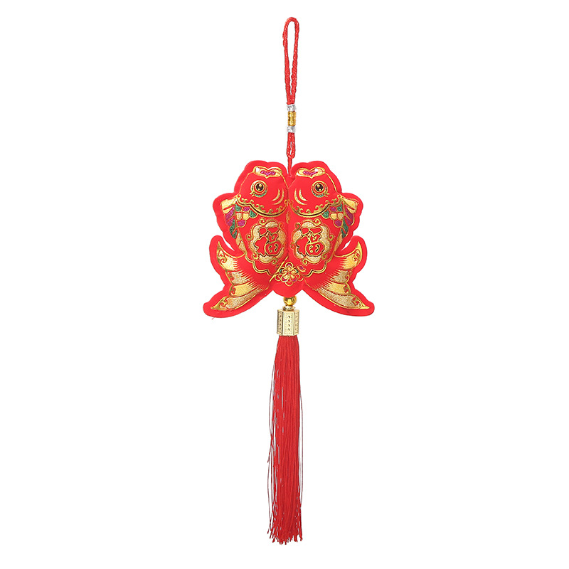 New Spring Festival Lucky Bag String Chinese Style New Year Decoration Yuan Bao Fu String New Year festival pendant