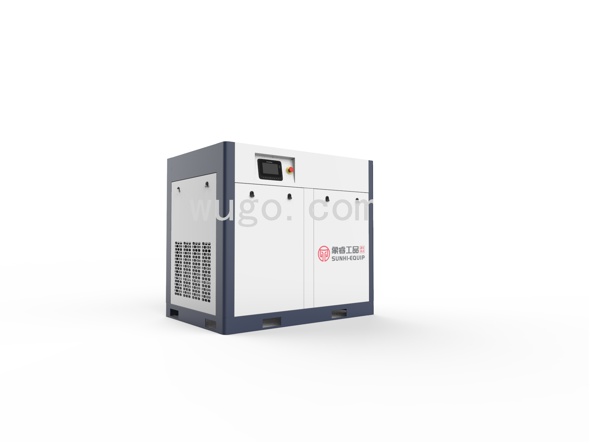 Permanent Magnet Frequency Conversion Super Power Saving Screw Air Compressor 15kW Energy Saving Special Offer Screw Machine White