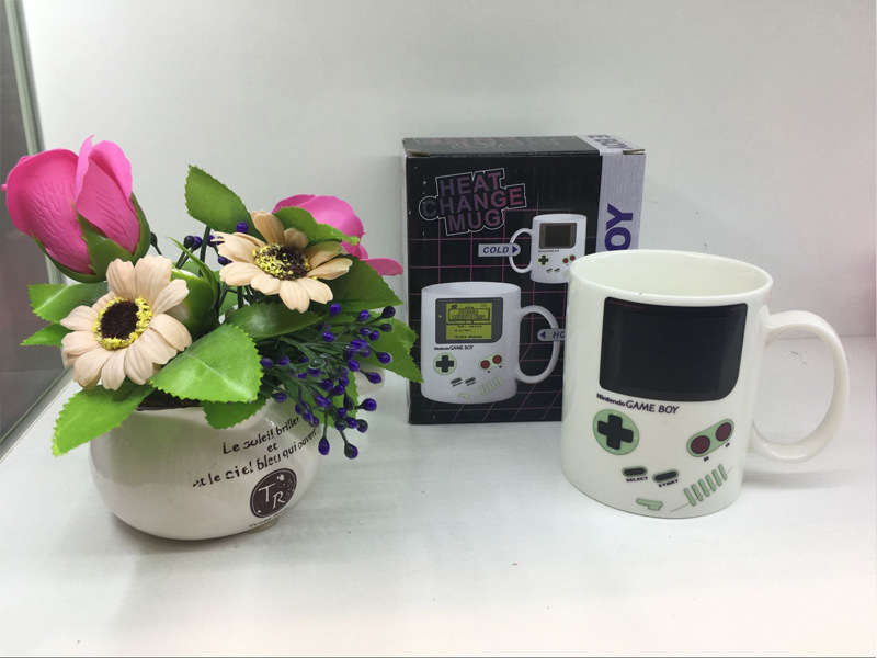 Creative Magic Game Machine Color-Changing Mug Super Mario Ceramic Cup Heat Change Color Coffee Cup Mug Creative Magic Game Machine Color-Changing Mug Super Mario Ceramic Cup Heat Change Color Coffee Cup Mug